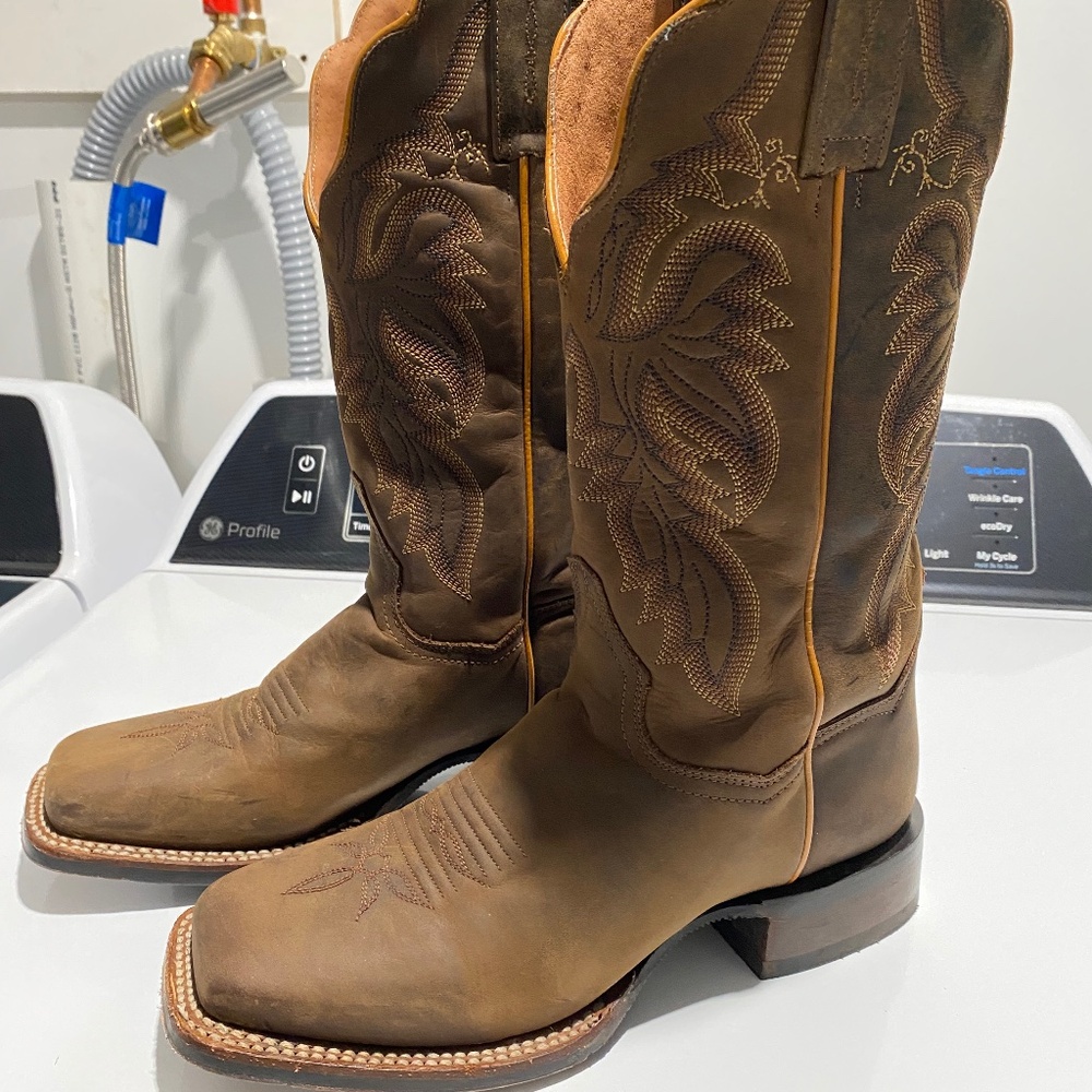 Dan Post Performance Square Toe Cowboy Boots